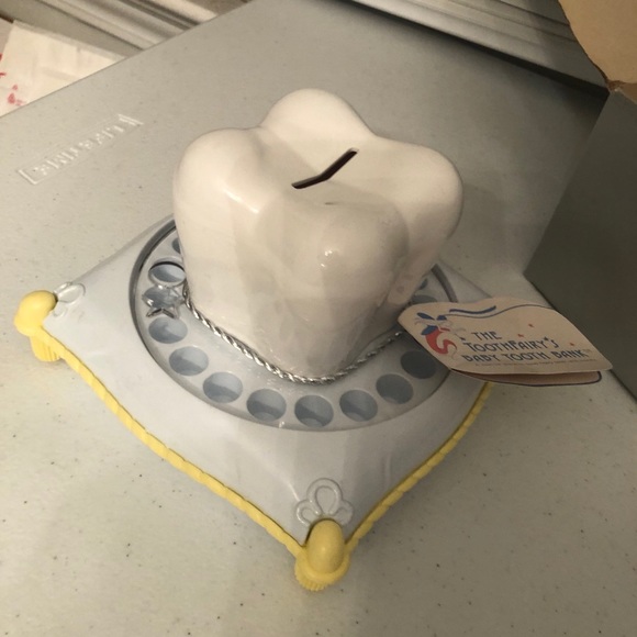 Vintage New The Tooth Fairy’s Baby Tooth Bank new in box - Picture 1 of 8